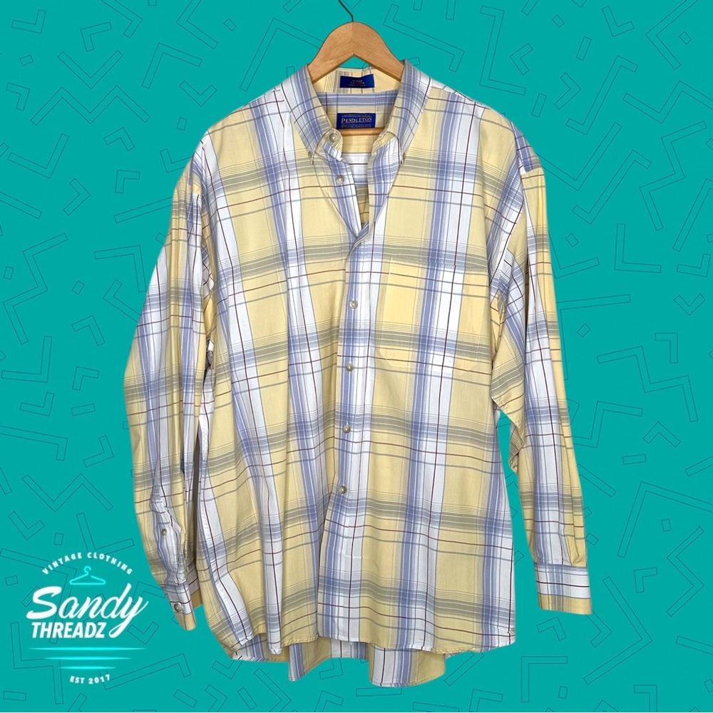Pendleton Plaid Button Down Shirt - image 2